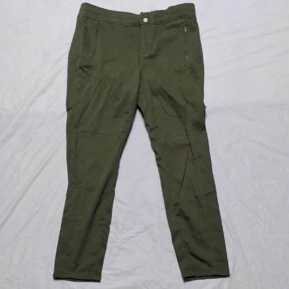Loft High Waist Leggings Army Green NWT Size 12/31 - Picture 1 of 7